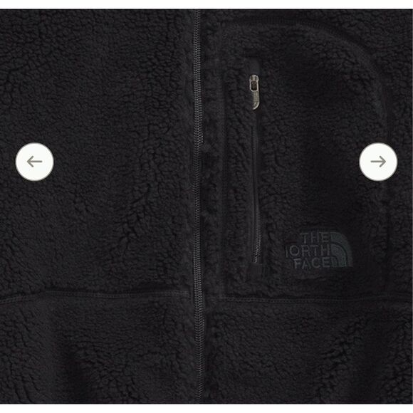 The North Face Extreme Pile 2 Full Zip Fleece Jacket Black Women’s XL NEW - Picture 6 of 7